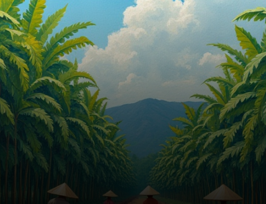 橡胶产量减少